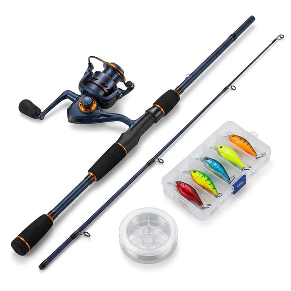 Kit de Pesca Tio Pigui Começo de Conversa — Vara, Molinete, Linha e 6 Iscas