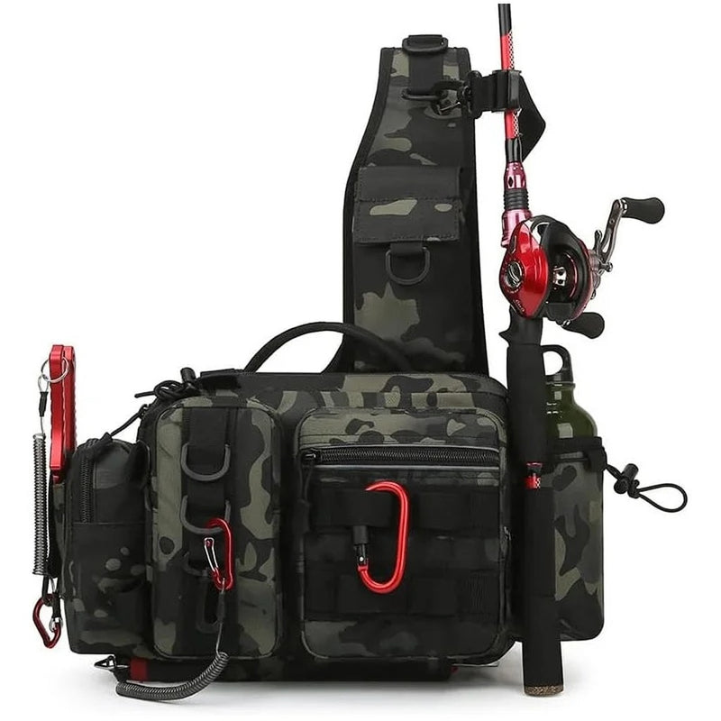 Bolsa de Pesca Sling com Porta-Vara