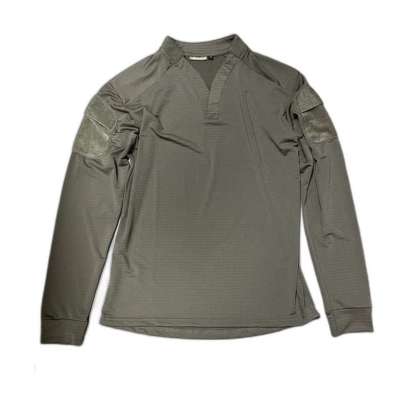 T-shirt Tática Manga Comprida Ranger Green — secagem rápida