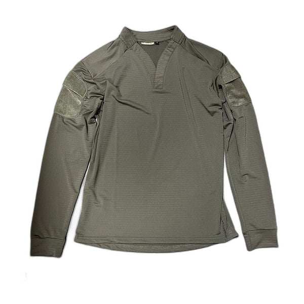 T-shirt Tática Manga Comprida Ranger Green — secagem rápida