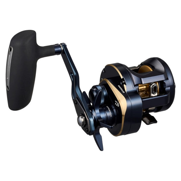 Carreto Daiwa Saltiga 300 — alumínio integral, 11 rolamentos