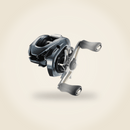 Carretilha Shimano Aldebaran BFS — animação mostrando o produto de vários ângulos