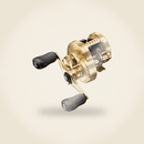 Carretilha Shimano Calcutta Conquest — giro 360° em estúdio