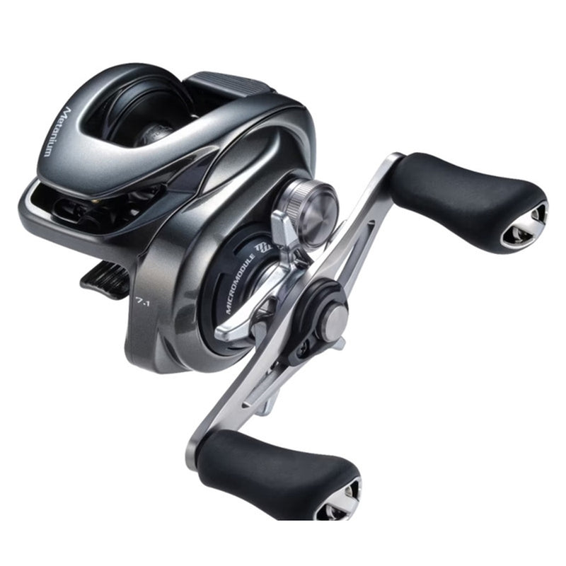Carretilha Shimano Metanium — Shimano, vista lateral
