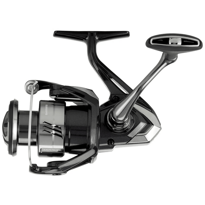 Molinete Shimano Miravel — animação mostrando o produto de vários ângulos