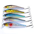 Amostra Minnow Jerkbait Afundante 8,5 cm — padrão japonês de meia-água
