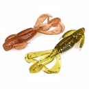Amostra Soft Meredith Crazy Flapper 70 e 90 mm — o camarão vibrante