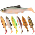 Amostra Soft Shad Spinpoler Cauda Paddle — trabalha sozinha