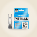 Líder de Fluorocarbono Shimano Pitbull 30 m — animação mostrando o produto de vários ângulos