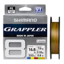 Linha Shimano Grappler 8 200 m — Shimano, vista lateral