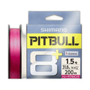Linha Shimano Pitbull 8 e 8+ 150 m — multifilamento de 8 fios