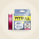 Linha Shimano Pitbull 8 e 8+ 150 m — animação mostrando o produto de vários ângulos