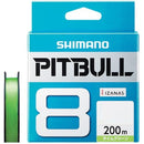 Linha Shimano Pitbull 8 Lime Green 200 m — Shimano, vista lateral