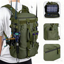 Mochila de Pesca Multifuncional com Suporte de Vara
