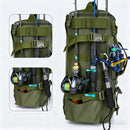 Mochila de Pesca Multifuncional com Suporte de Vara
