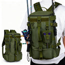 Mochila de Pesca Multifuncional com Suporte de Vara