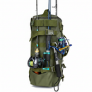 Mochila de Pesca Multifunções com Porta-Canas — impermeável