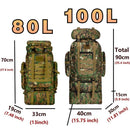 Mochila Tática 80/100 L