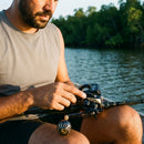 Carretilha Daiwa Saltiga IC em uso: ajustando o freio da carretilha