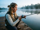 Carretilha Daiwa Steez Limited CT SV TW 70XHL em uso: pronto pro arremesso, polegar no carretel