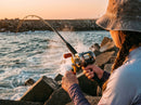 Carretilha Shimano Cardiff 400A em uso: brigando com o peixe, vara dobrada