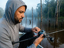 Carretilha Shimano Grappler CT 150XG em uso: ajustando o freio da carretilha