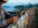 Fish Grip Daiwa V 230 em uso na pescaria