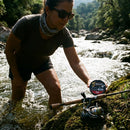 Linha Daiwa J-Braid Expedition X8 150 m — A linha, a vara e o molinete prontos
