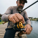 Molinete Daiwa Sweepfire 2B — Ajustando a fricção com o peixe já colado