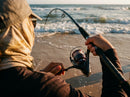 Molinete Shimano Sephia XR em uso: brigando com um bom peixe