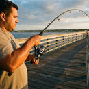 Molinete Shimano Twin Power SW em uso: brigando com um bom peixe