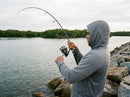 Molinete Shimano Twin Power XD C5000XG em uso: brigando com um bom peixe