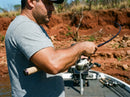Vara Daiwa Zillion CS Q 712MRS em uso: brigando com o peixe, vara arqueada