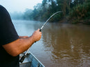 Vara Shimano Grappler Type Slow J B66-2 em uso: brigando com o peixe, vara arqueada