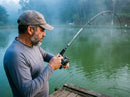 Vara Shimano Poison Ultima Pack em uso: brigando com o peixe, vara arqueada